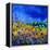 Blue Cornflowers 7741-Pol Ledent-Framed Stretched Canvas