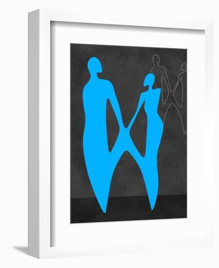 Blue Couple-Felix Podgurski-Framed Art Print