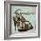 Blue Couture Shoes-Todd Williams-Framed Art Print