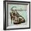 Blue Couture Shoes-Todd Williams-Framed Art Print