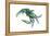 Blue Crab 2 - Icon-Lantern Press-Framed Stretched Canvas