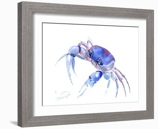 Blue Crab 2-Suren Nersisyan-Framed Art Print