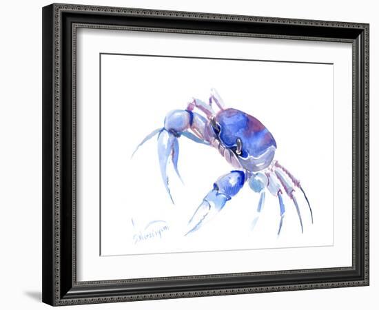 Blue Crab 2-Suren Nersisyan-Framed Art Print