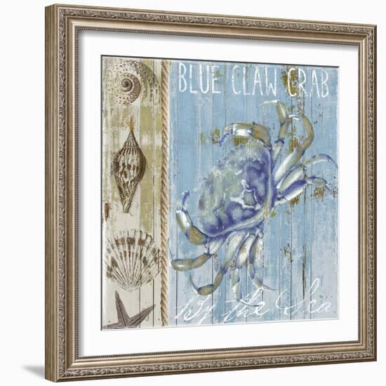 Blue Crab I-Color Bakery-Framed Giclee Print