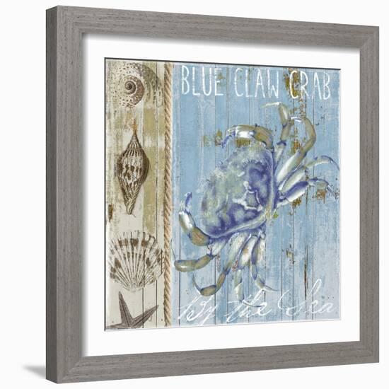 Blue Crab I-Color Bakery-Framed Giclee Print