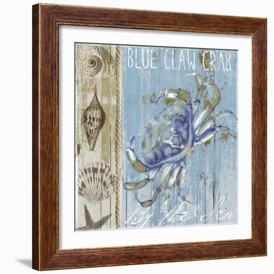 Blue Crab I-Color Bakery-Framed Giclee Print