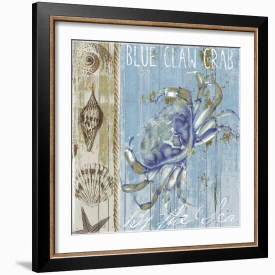 Blue Crab I-Color Bakery-Framed Giclee Print
