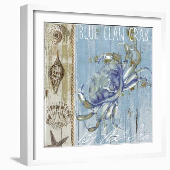 Blue Crab I-Color Bakery-Framed Giclee Print