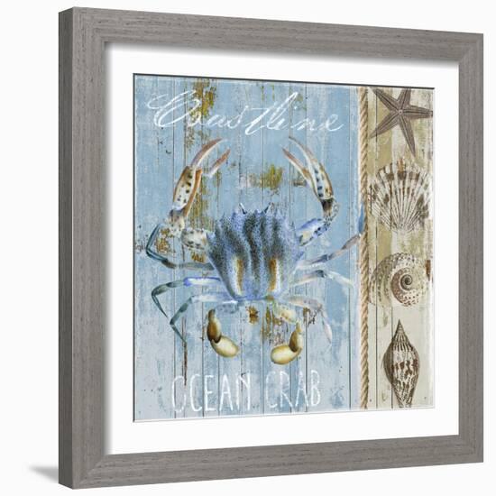 Blue Crab II-Color Bakery-Framed Giclee Print