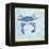 Blue Crab VI-Phyllis Adams-Framed Stretched Canvas