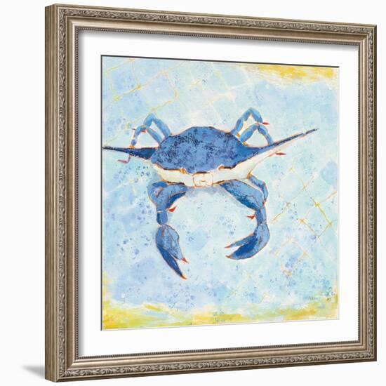 Blue Crab VI-Phyllis Adams-Framed Art Print