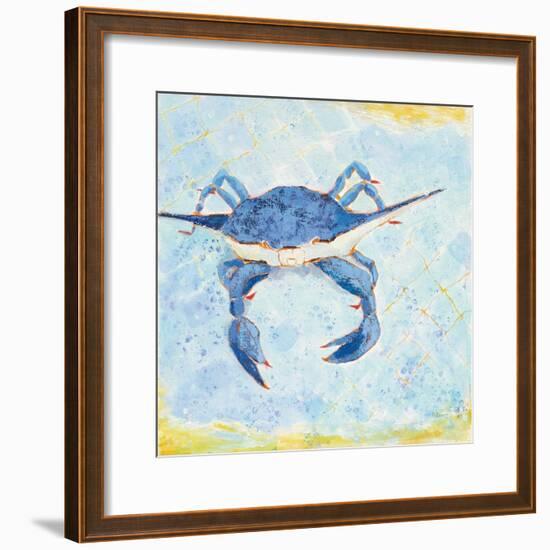 Blue Crab VI-Phyllis Adams-Framed Art Print