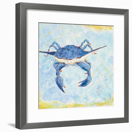 Blue Crab VI-Phyllis Adams-Framed Art Print