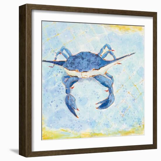 Blue Crab VI-Phyllis Adams-Framed Art Print