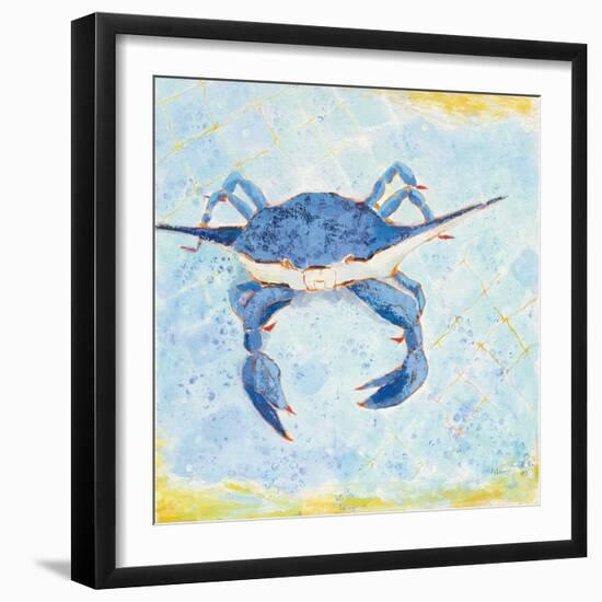 Blue Crab VI-Phyllis Adams-Framed Art Print