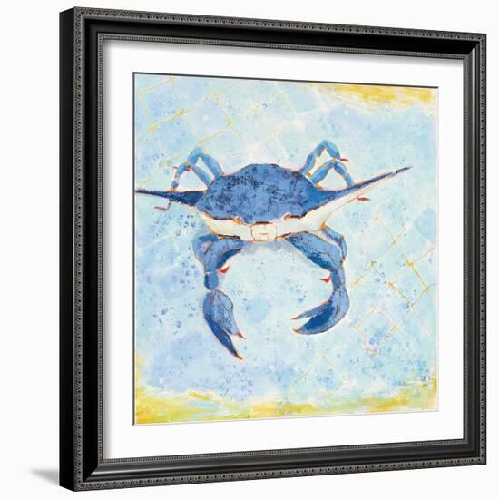 Blue Crab VI-Phyllis Adams-Framed Art Print