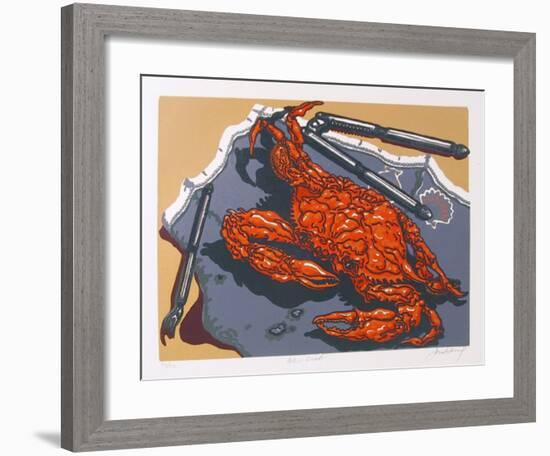 Blue Crab-Jack Beal-Framed Limited Edition