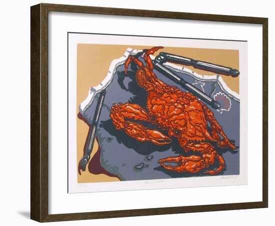 Blue Crab-Jack Beal-Framed Limited Edition