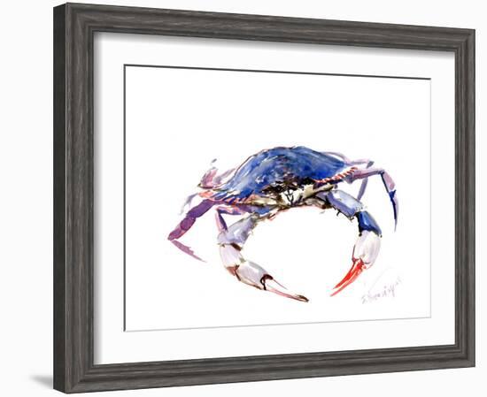 Blue Crab-Suren Nersisyan-Framed Art Print