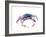 Blue Crab-Suren Nersisyan-Framed Art Print