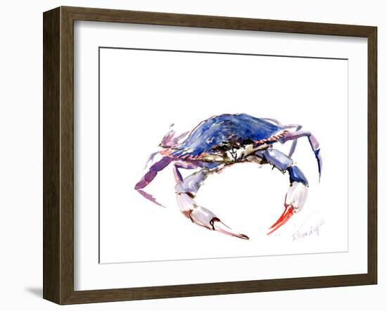 Blue Crab-Suren Nersisyan-Framed Art Print