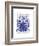 Blue Crab-Fab Funky-Framed Art Print