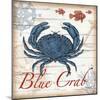 Blue Crab-Todd Williams-Mounted Art Print