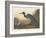 Blue Crane or Heron, 1836-John James Audubon-Framed Giclee Print