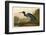 Blue Crane or Heron-John James Audubon-Framed Art Print