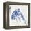 Blue Crayfish I-Jacob Q-Framed Stretched Canvas