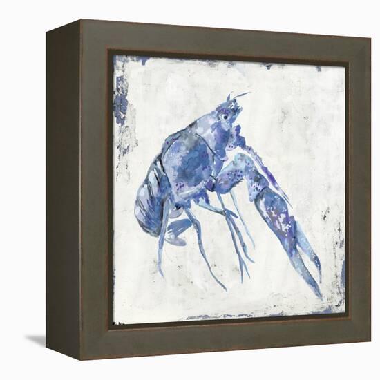 Blue Crayfish I-Jacob Q-Framed Stretched Canvas