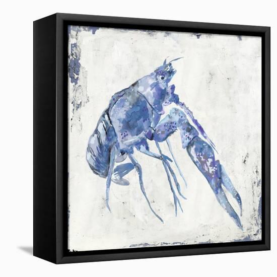 Blue Crayfish I-Jacob Q-Framed Stretched Canvas