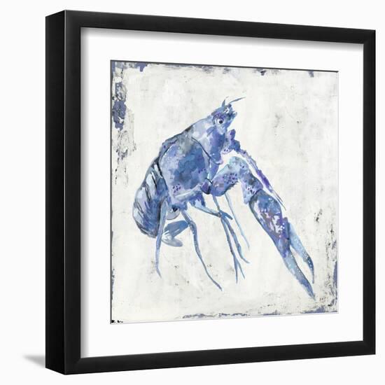 Blue Crayfish I-Jacob Q-Framed Art Print