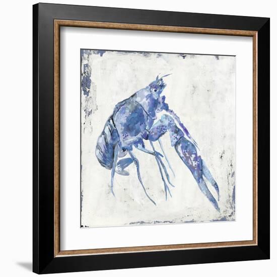 Blue Crayfish I-Jacob Q-Framed Art Print