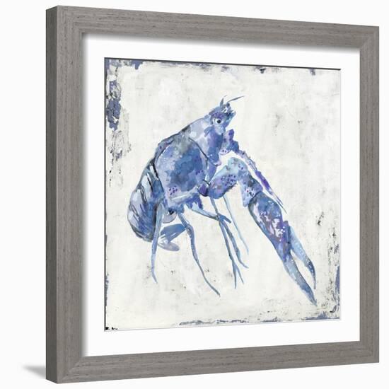 Blue Crayfish I-Jacob Q-Framed Art Print