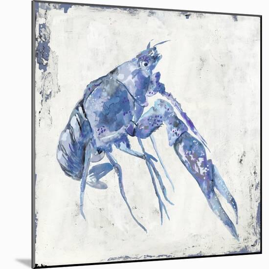 Blue Crayfish I-Jacob Q-Mounted Art Print