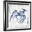 Blue Crayfish II-Jacob Q-Framed Art Print