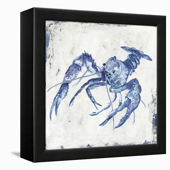 Blue Crayfish II-Jacob Q-Framed Stretched Canvas