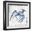 Blue Crayfish II-Jacob Q-Framed Art Print