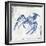 Blue Crayfish II-Jacob Q-Framed Premium Giclee Print