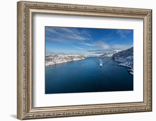 Blue Crossing-Philippe Sainte-Laudy-Framed Photographic Print