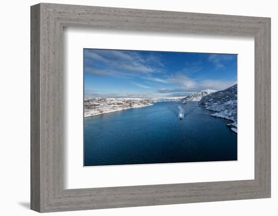 Blue Crossing-Philippe Sainte-Laudy-Framed Photographic Print