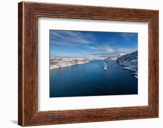 Blue Crossing-Philippe Sainte-Laudy-Framed Photographic Print