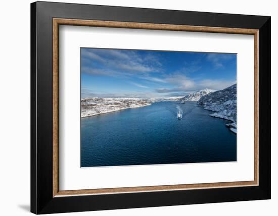 Blue Crossing-Philippe Sainte-Laudy-Framed Photographic Print