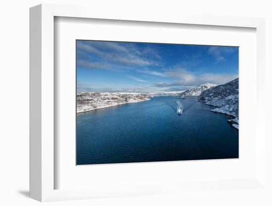 Blue Crossing-Philippe Sainte-Laudy-Framed Photographic Print