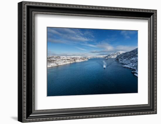 Blue Crossing-Philippe Sainte-Laudy-Framed Photographic Print