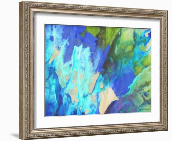 Blue Crush II-Jason Higby-Framed Art Print