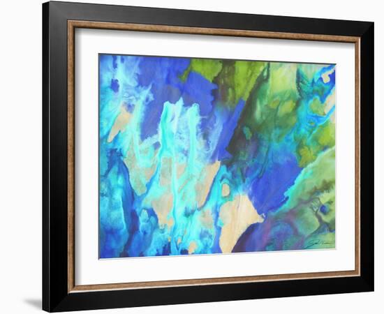 Blue Crush II-Jason Higby-Framed Art Print