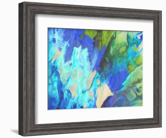 Blue Crush II-Jason Higby-Framed Art Print