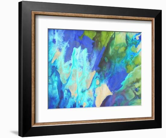 Blue Crush II-Jason Higby-Framed Art Print